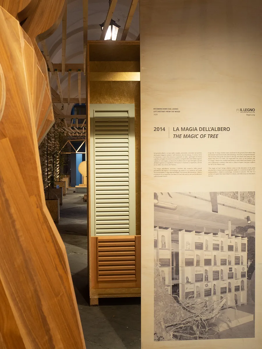 Progetto di Confindustria Bergamo in Città Alta “Il Legno dalla natura alle cose” Progetto di Confindustria Bergamo in Città Alta “Il Legno dalla natura alle cose”