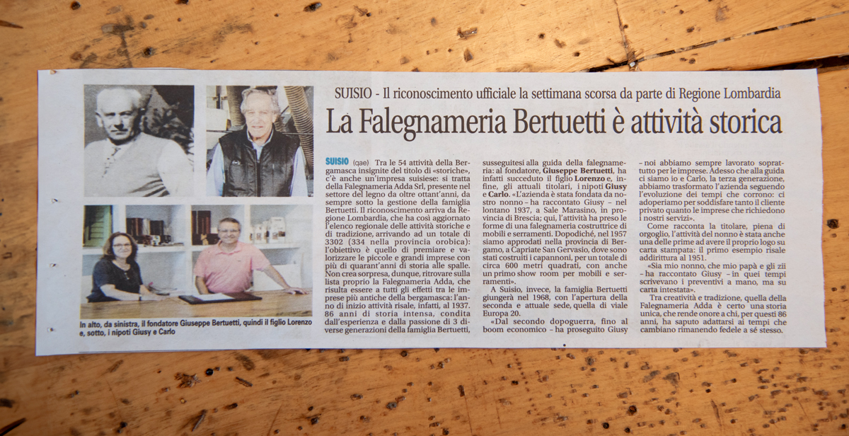 Articolo giornale di Suisio (BG) Articolo giornale di Suisio (BG)