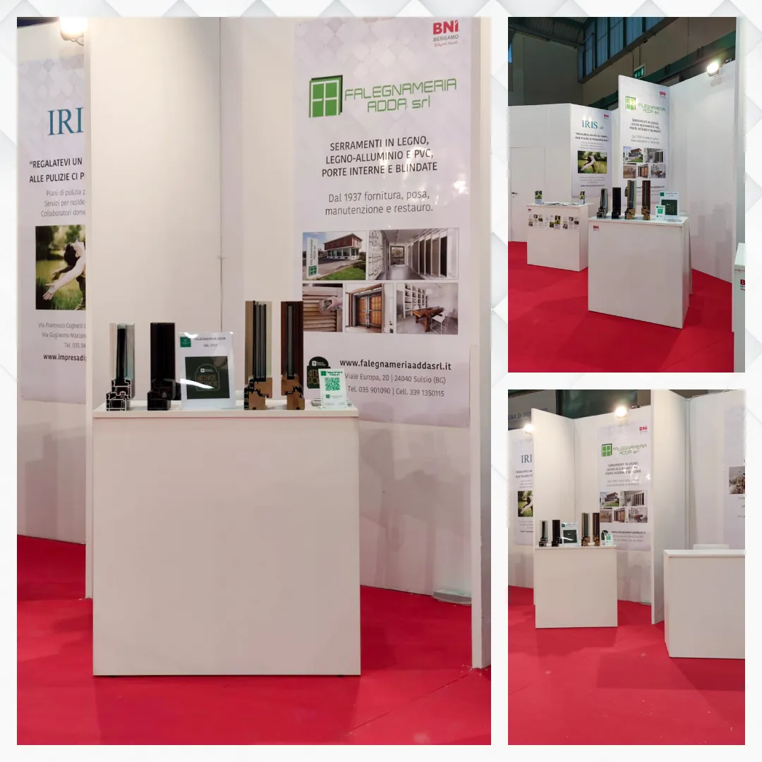 Falegnameria Adda alla Fiera Campionaria di Bergamo nel 2023 Falegnameria Adda alla Fiera Campionaria di Bergamo nel 2023