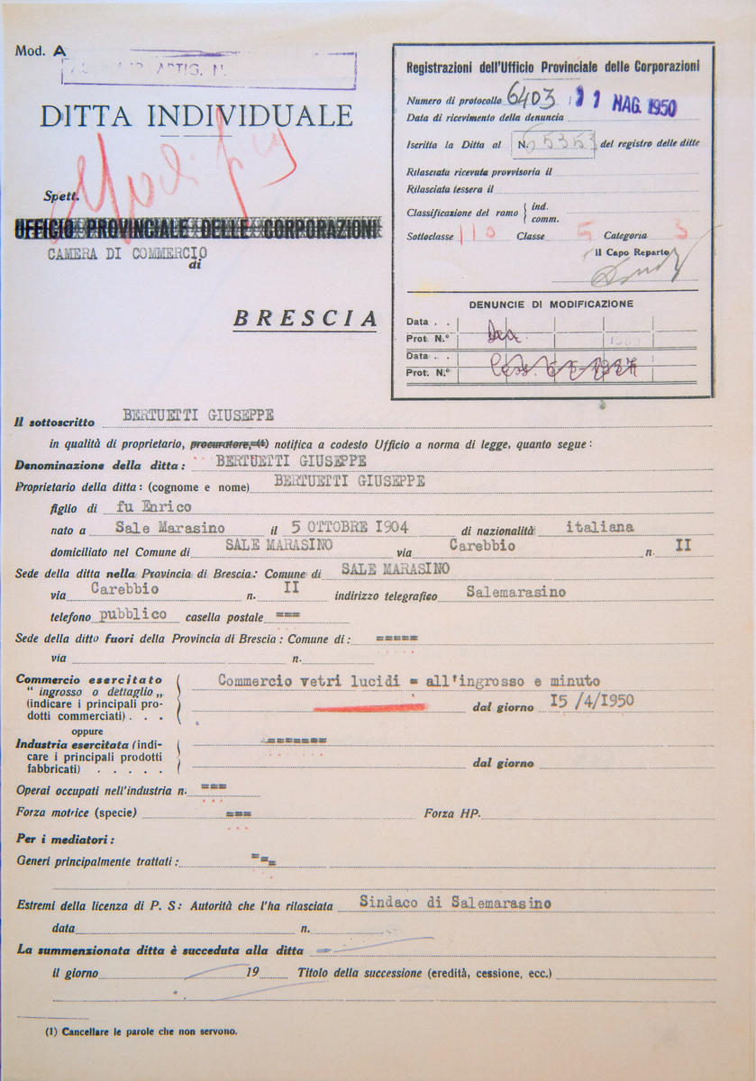 Documenti storici Falegnameria Adda Documenti storici Falegnameria Adda