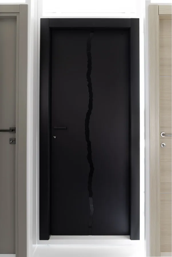 Dettaglio porta interna in legno modello 2