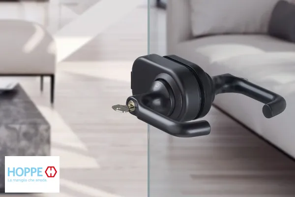 Maniglia HOPPE compact system Esempio di maniglia fornita da Falegnameria Adda
