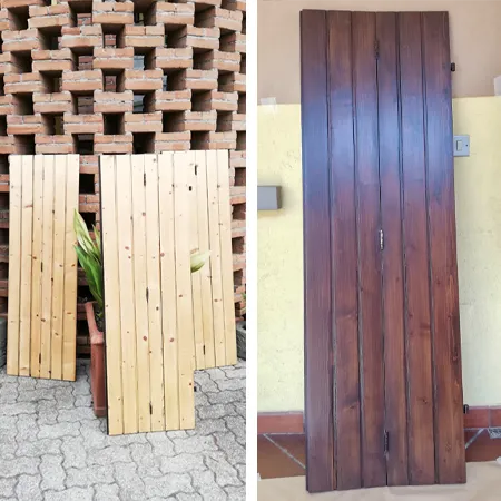 Antine in legno Portone blindato in legno